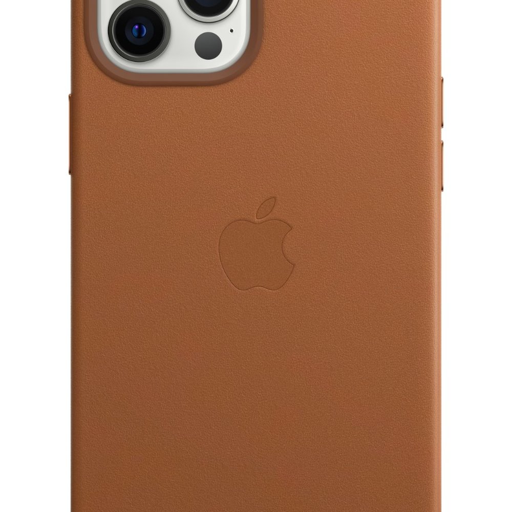 iPhone 12 Pro Max Leather Case with MagSafe - BlackActual Color:Black
